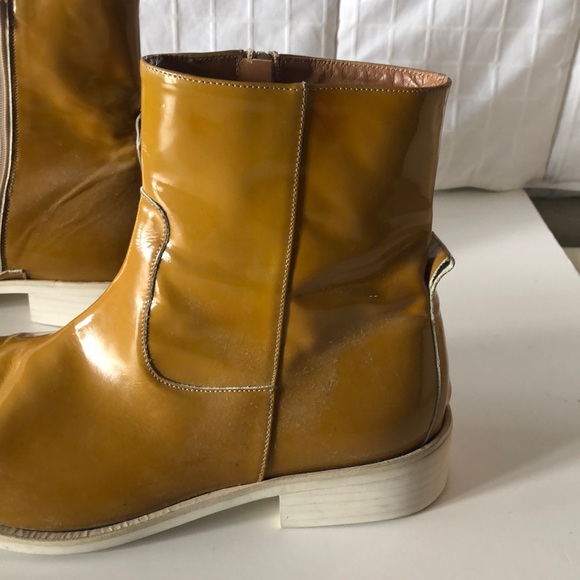 Alessandro Dell’ Aqua Patent Leather Boots - Picture 3 of 10